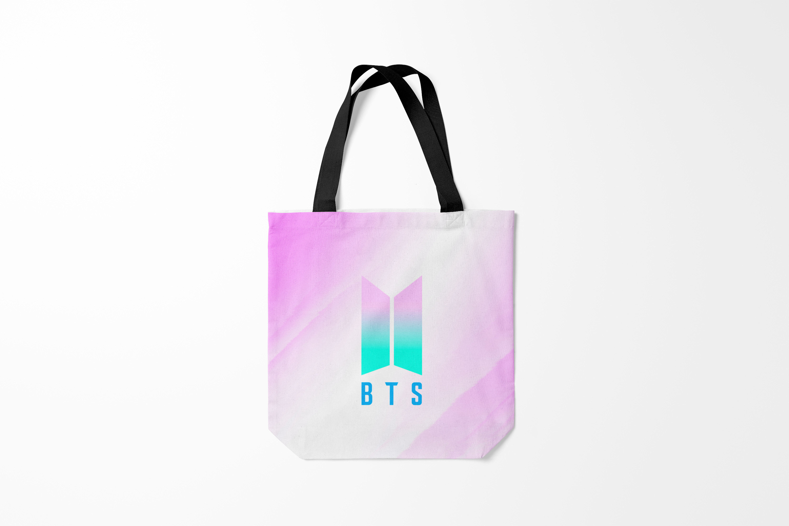 

Сумка шoппер унисекс Burnettie BTS БТС, белый, BTS БТС