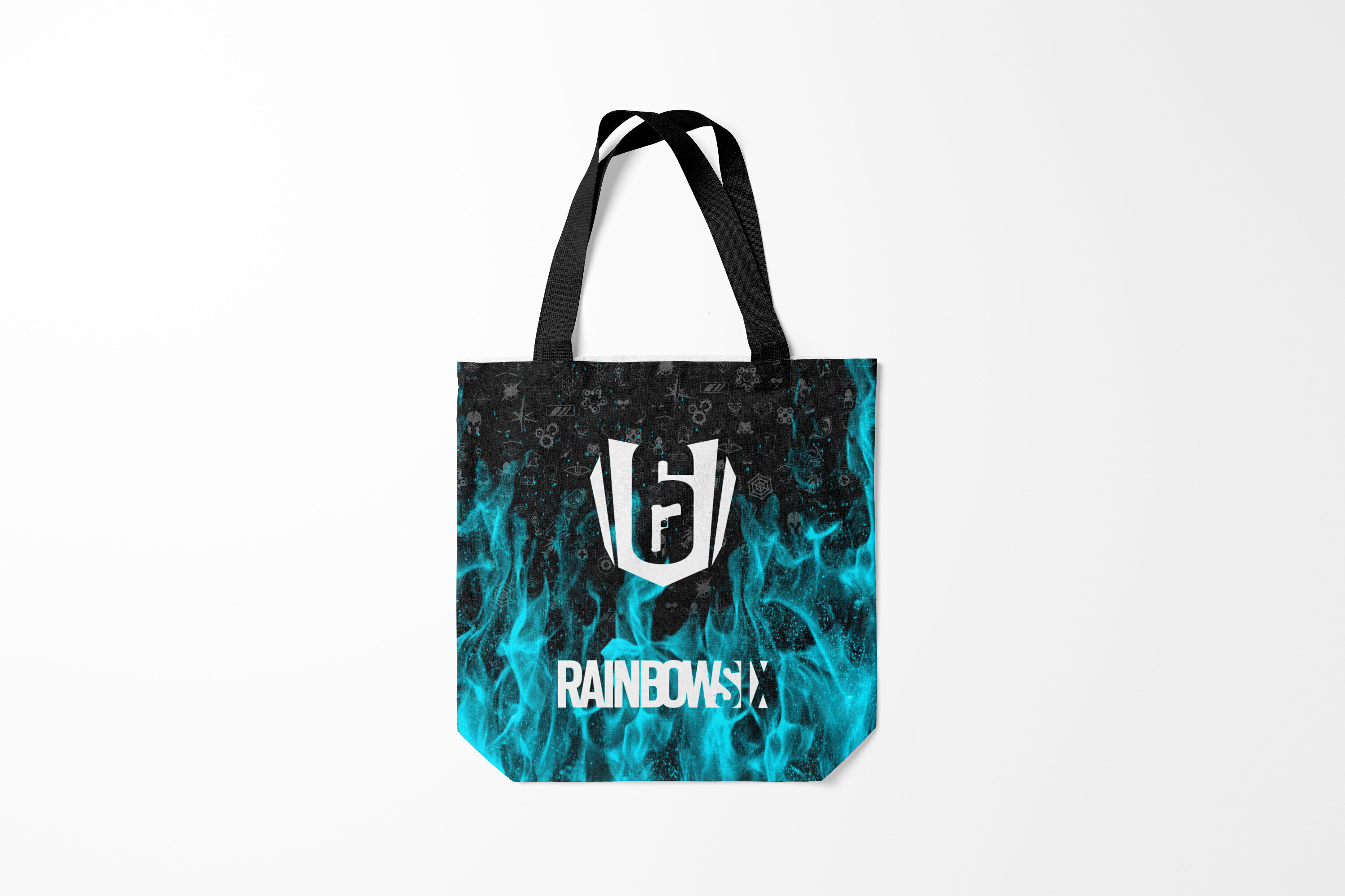 

Сумка шoппер унисекс Burnettie Rainbow Six Siege, черный, Rainbow Six Siege