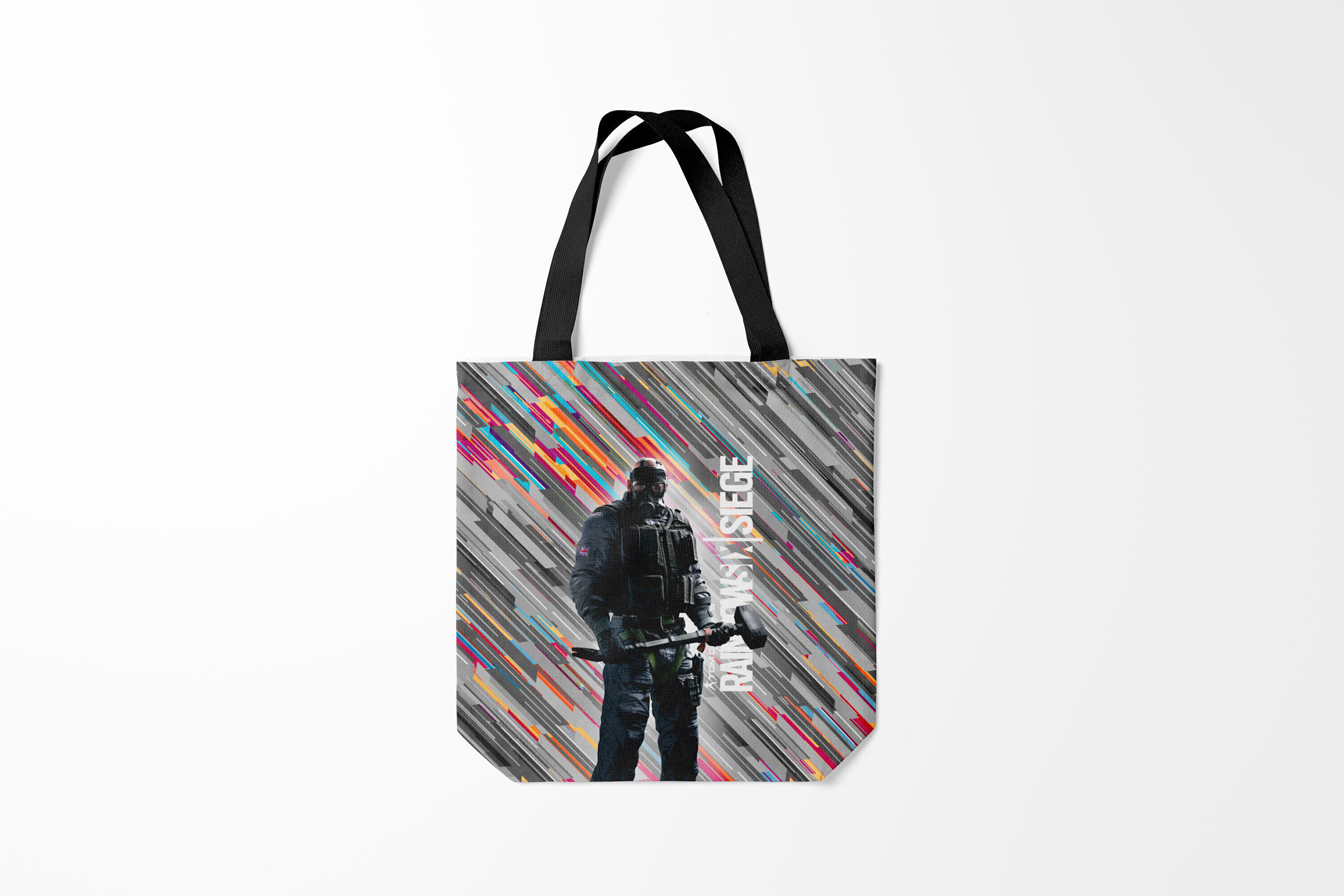 

Сумка шoппер унисекс Burnettie Rainbow Six Siege, черный, Rainbow Six Siege