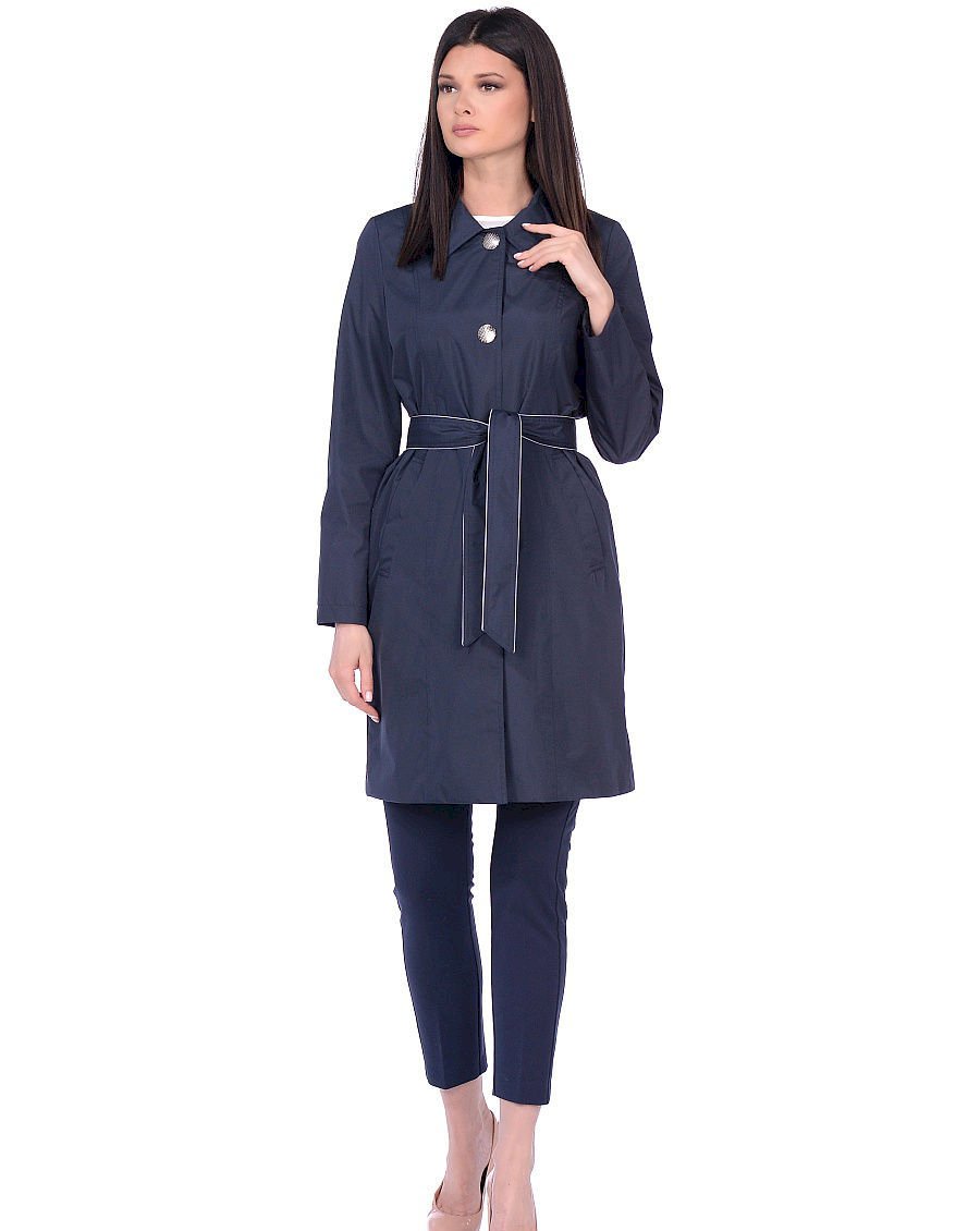 

Плащ женский Maritta 21-1003-10 синий 42 EU, 21-1003-10