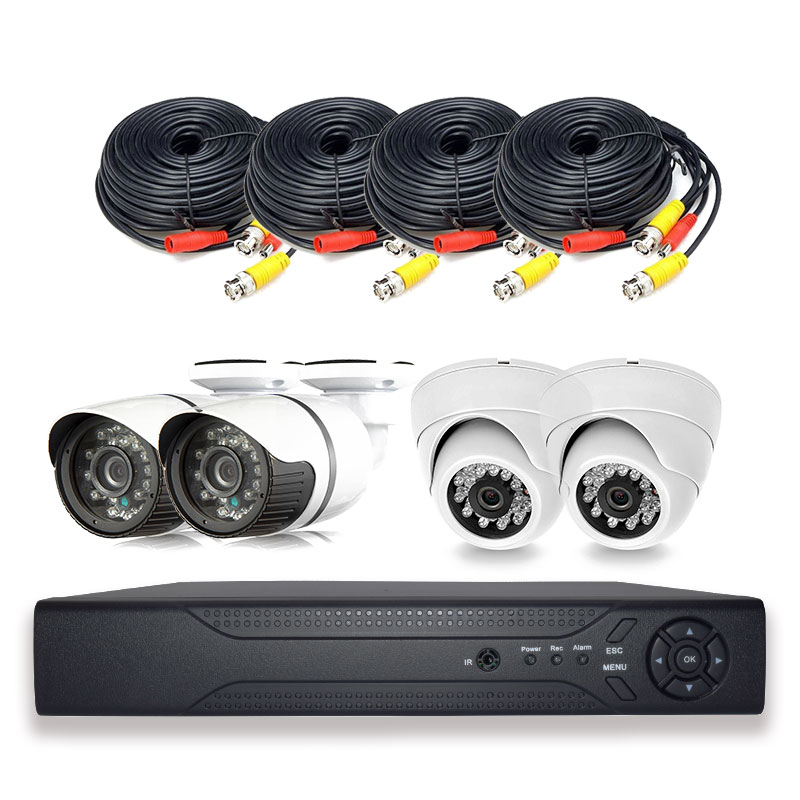 фото Комплект видеонаблюдения ahd 5мп ps-link kit-b504hd 2 камеры для помещения 2 для улицы
