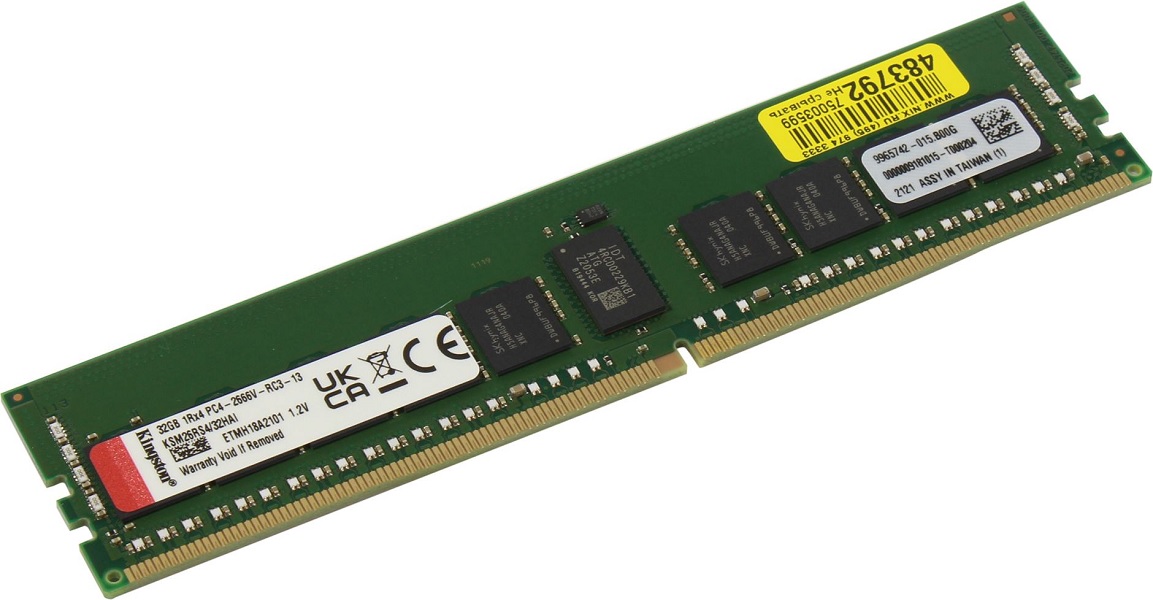 фото Оперативная память kingston ksm26rs4/32hcr (ksm26rs4/32hcr), ddr4 1x32gb, 2666mhz