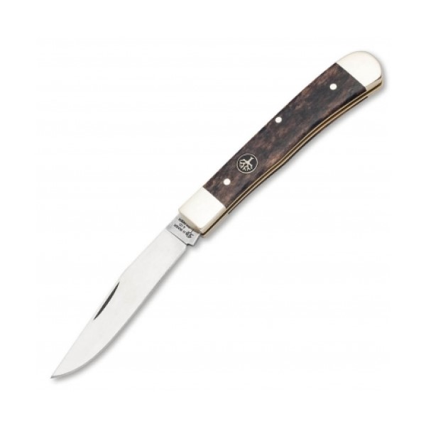 

Классический складной нож Boker Trapper Bone Buckskin, Коричневый, Trapper