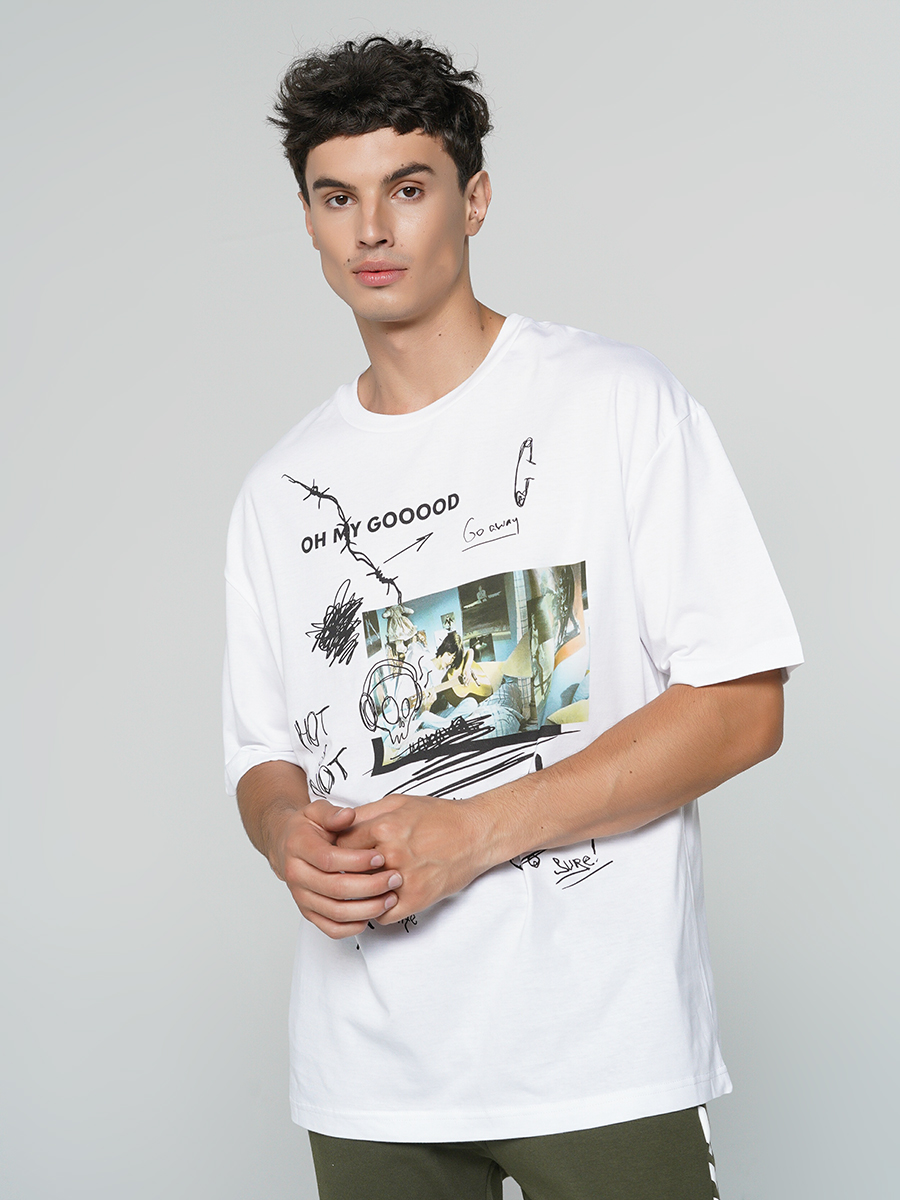 

Футболка мужская 82382 ТВОЕ белая XL, 82382