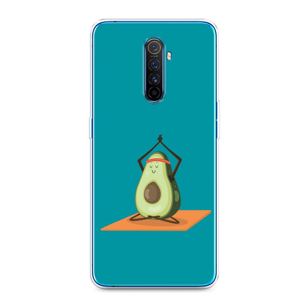 

Чехол на Realme X2 Pro "Расслабься с авокадо", Голубой, 251750-6