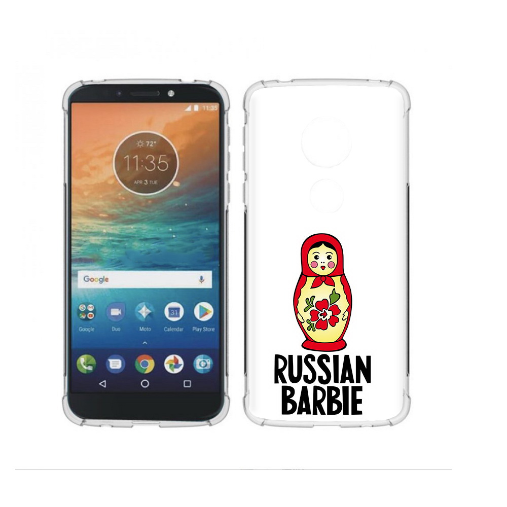 

Чехол MyPads Tocco для Motorola Moto G4 Play матрешка (PT115793.374.459), Прозрачный, Tocco