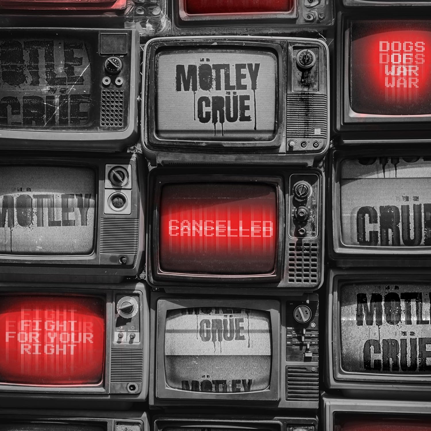 

Виниловая пластинка Motley Crue Cancelled (Red W/ Black Splatter) (12")