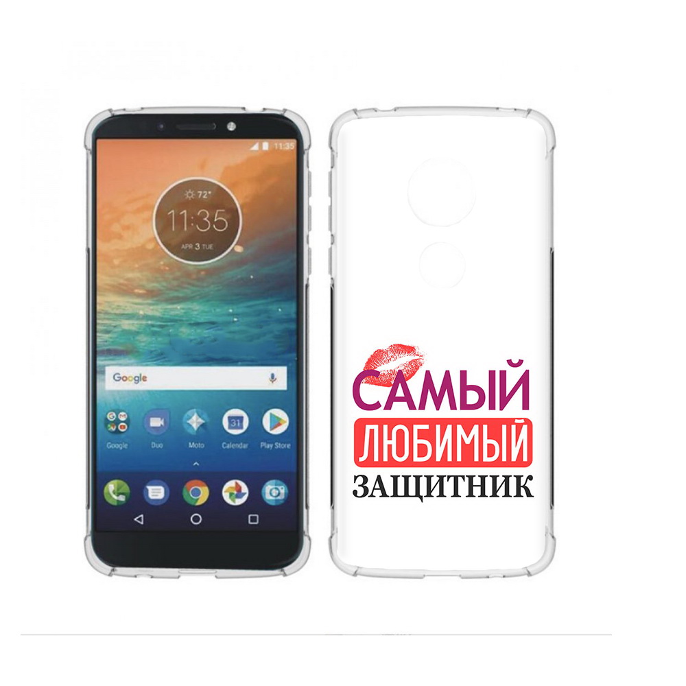 

Чехол MyPads Tocco для Motorola Moto G4 Play любимый защитник (PT115793.374.451), Прозрачный, Tocco