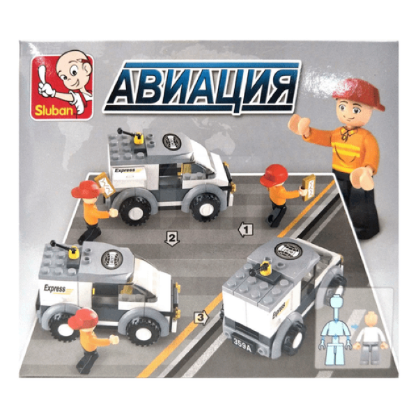 

Блочный конструктор Sluban Авиация 75 деталей M38-B0359