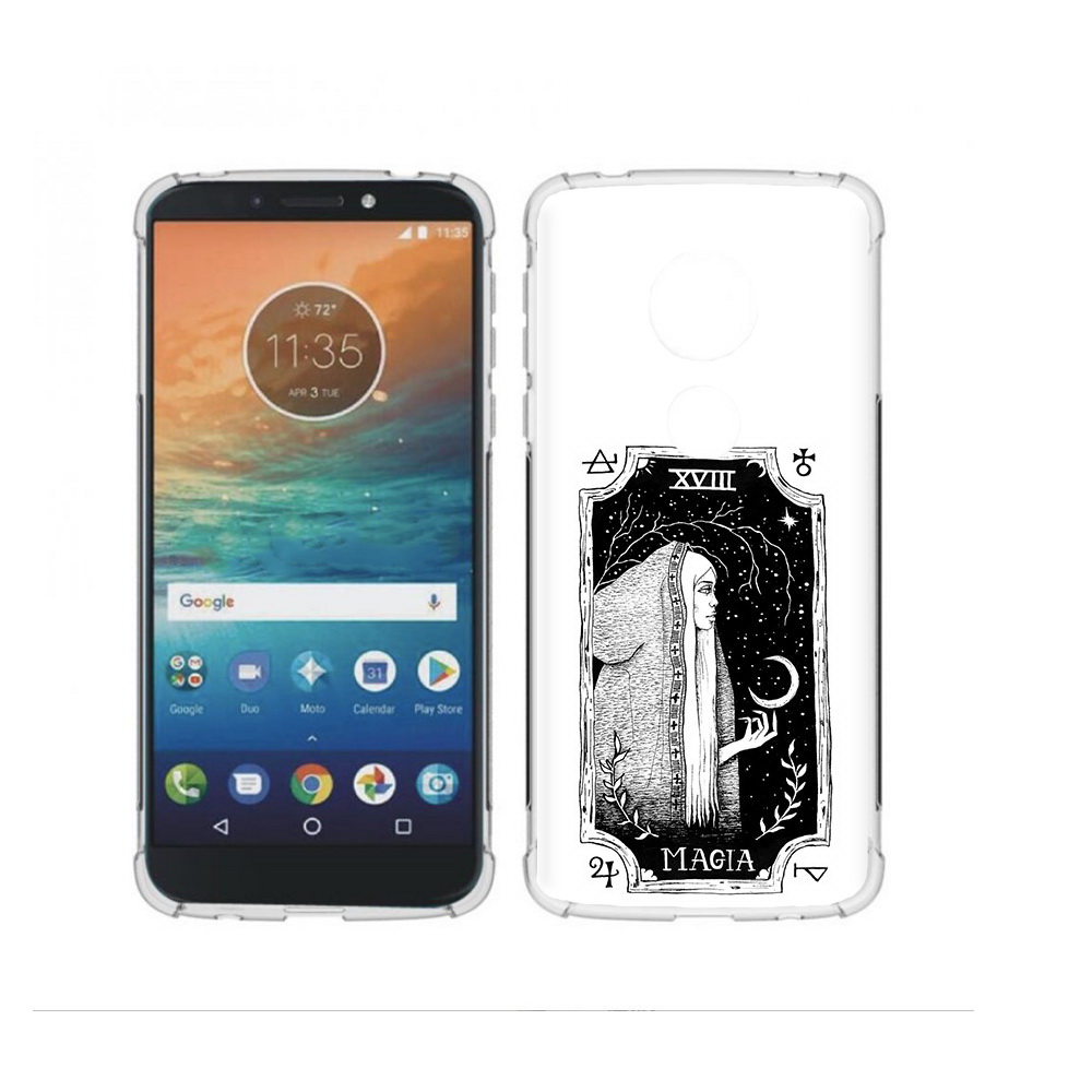 

Чехол MyPads Tocco для Motorola Moto G4 Play лунная магия (PT115793.374.447), Прозрачный, Tocco
