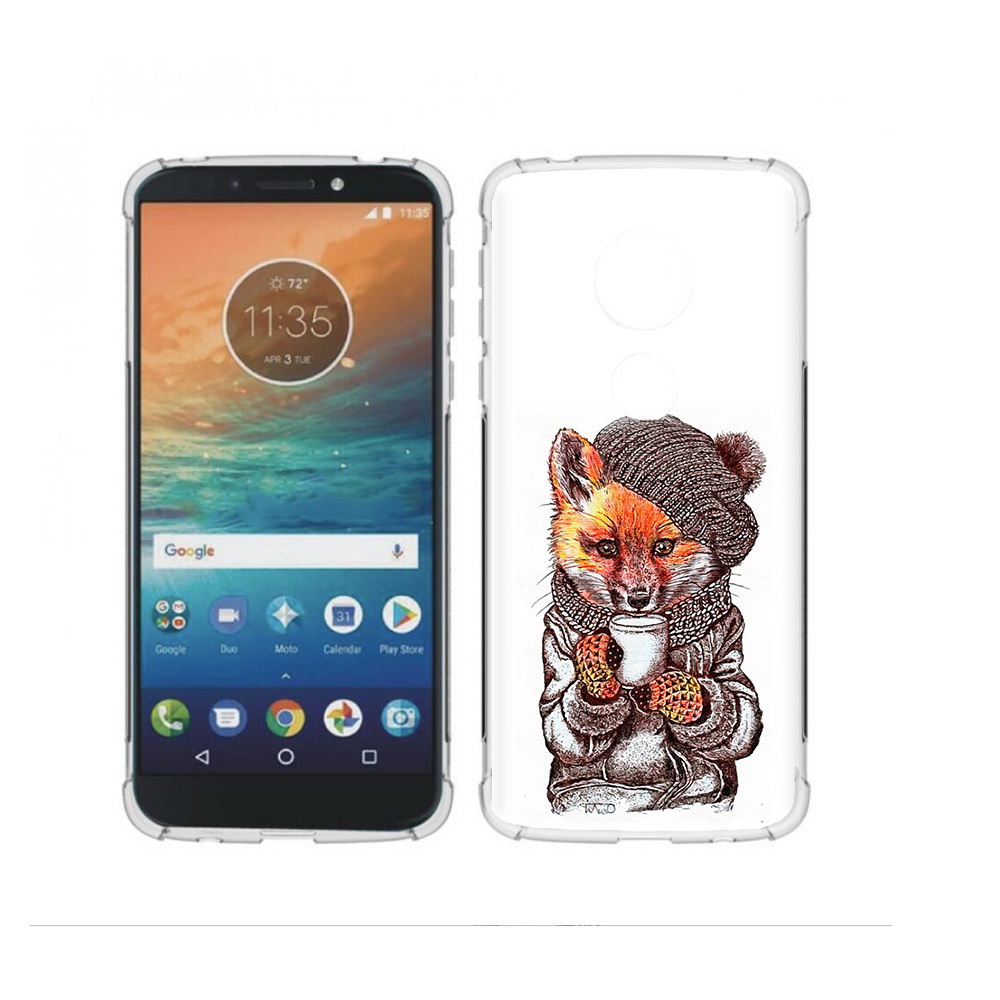 

Чехол MyPads Tocco для Motorola Moto G4 Play лиса в шапке (PT115793.374.437), Tocco