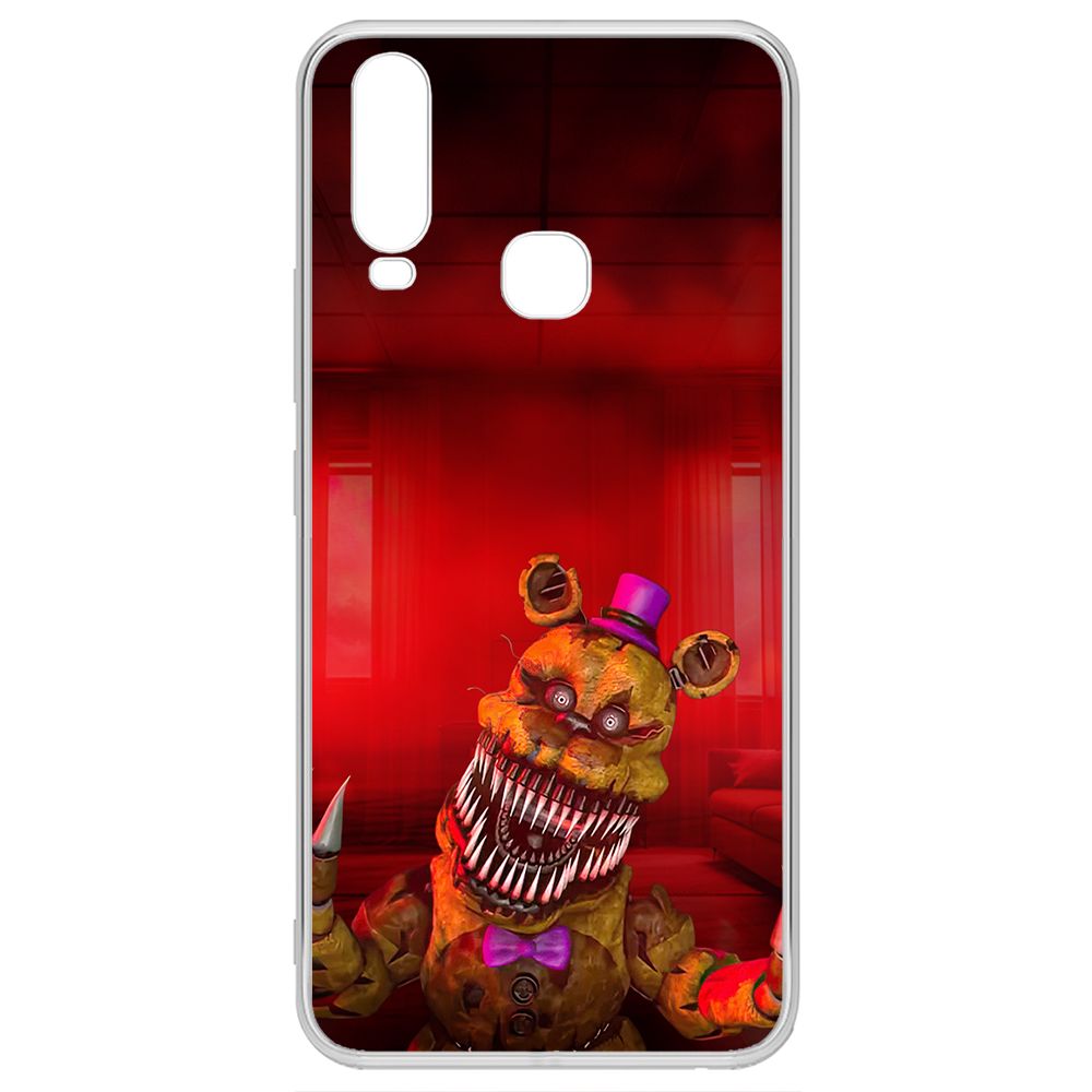 

Чехол-накладка Krutoff Clear Case ФНАФ - Фредди атакует для Vivo Y12, Прозрачный