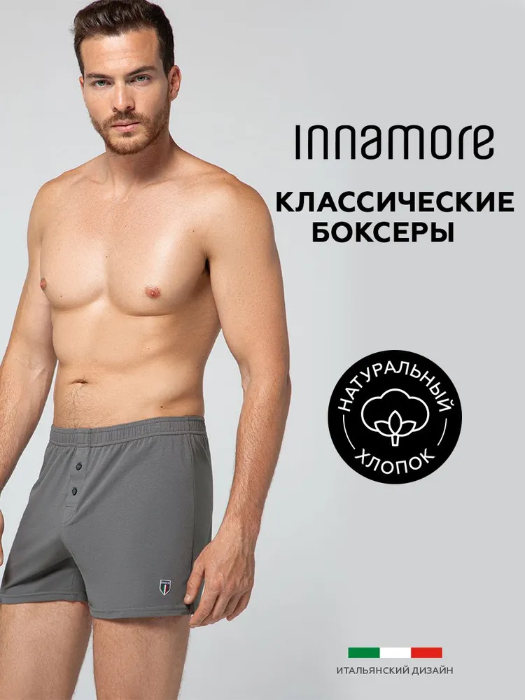 Трусы мужские Innamore IBU36001 Classic серые 8