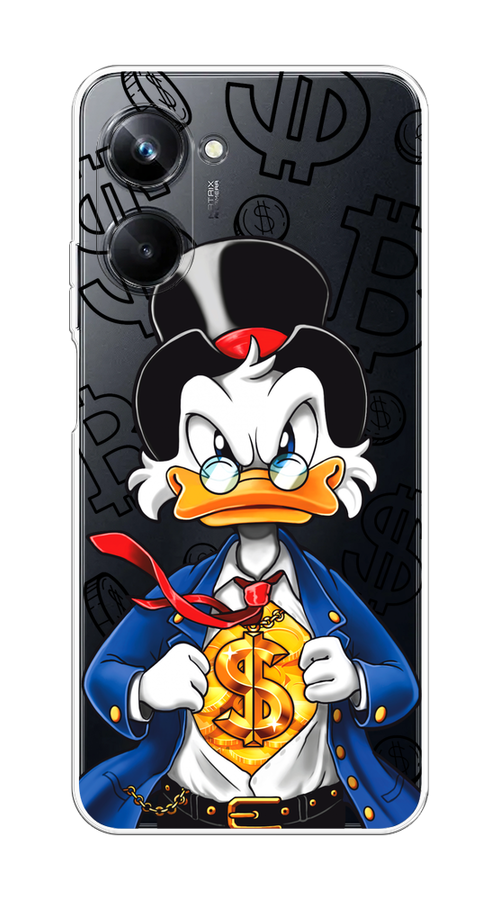 

Чехол на Realme 10 Pro "Scrooge Goldman", Черный;белый;синий, 2512550-1