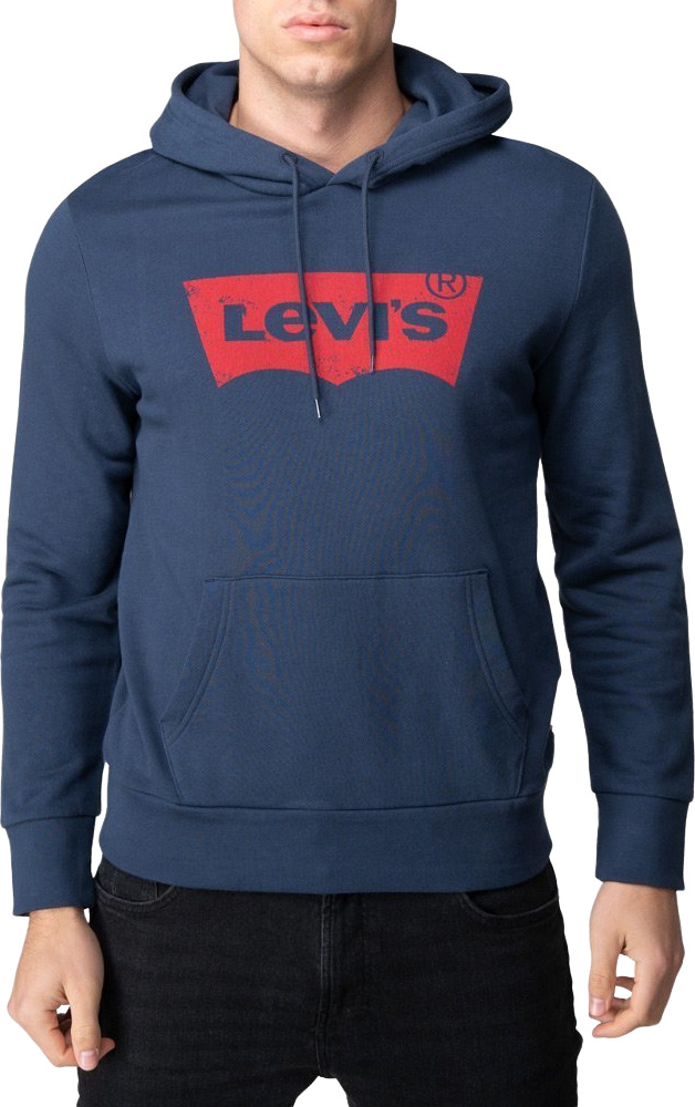 

Худи мужское Levi's Men Graphic Pullover Hoodie синее M, Синий, Men Graphic Pullover Hoodie