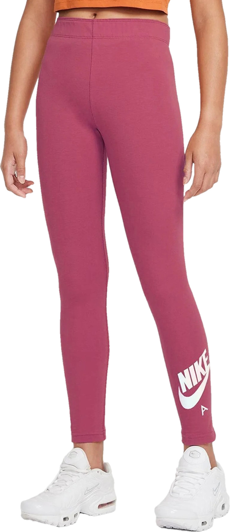 Спортивные леггинсы женские Nike W Sportswear Leg-A-See Leggings Futura розовые S