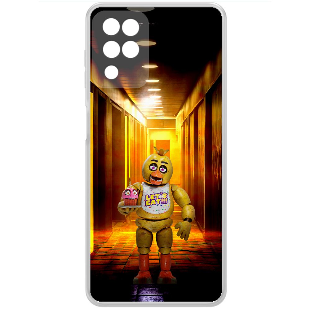 Чехол-накладка Krutoff Clear Case ФНАФ - Чика для Samsung Galaxy M12 (M125)