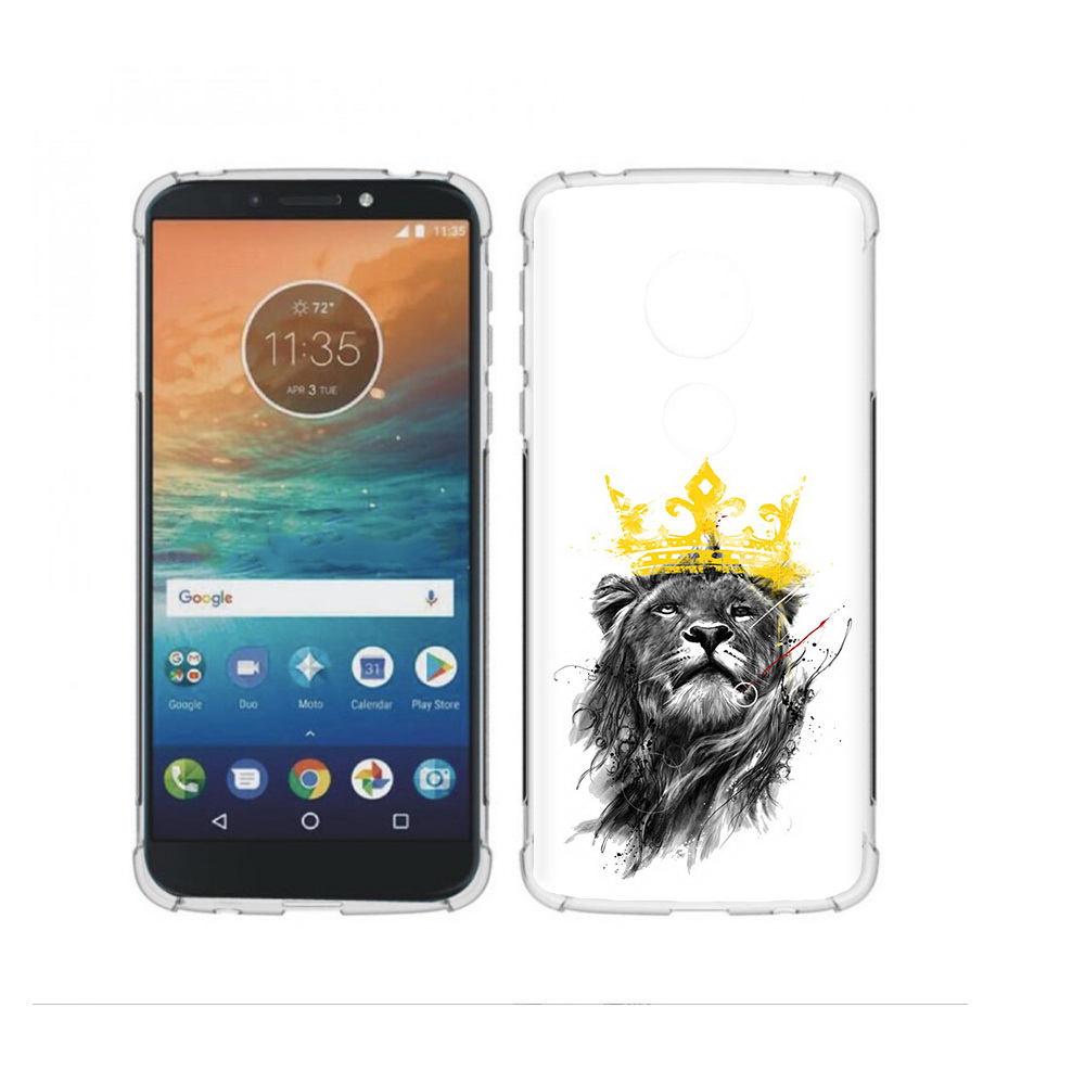 

Чехол MyPads Tocco для Motorola Moto G4 Play король-лев (PT115793.374.391), Прозрачный, Tocco