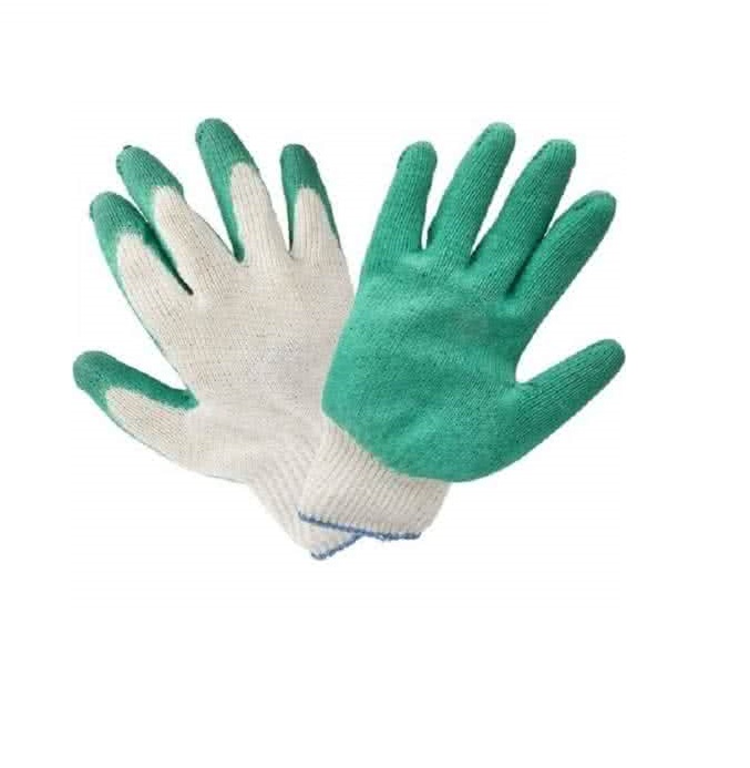 Перчатки Х/Б ЛидерТекс с 1-м латексным покрытием - 50 шт. перчатки трикотажные с 2 м латексным обливом 10 пар зеленые или красные