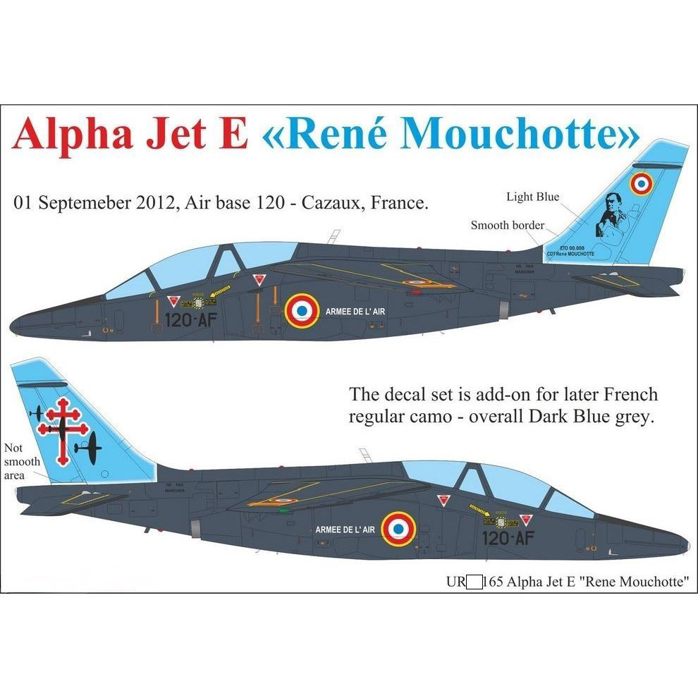 Декали UpRise 1/72 для Alpha Jet E 