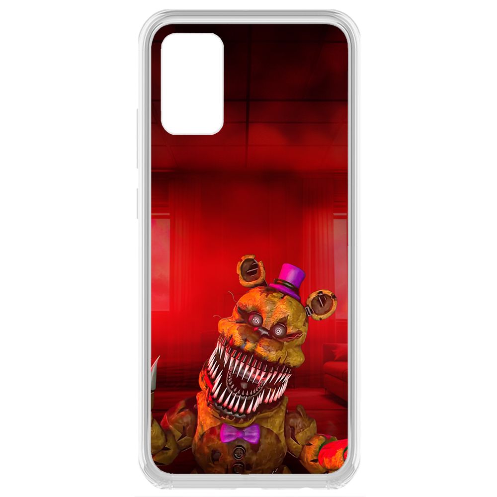 

Чехол-накладка Krutoff Clear Case ФНАФ - Фредди атакует для Samsung Galaxy A02s (A025), Прозрачный