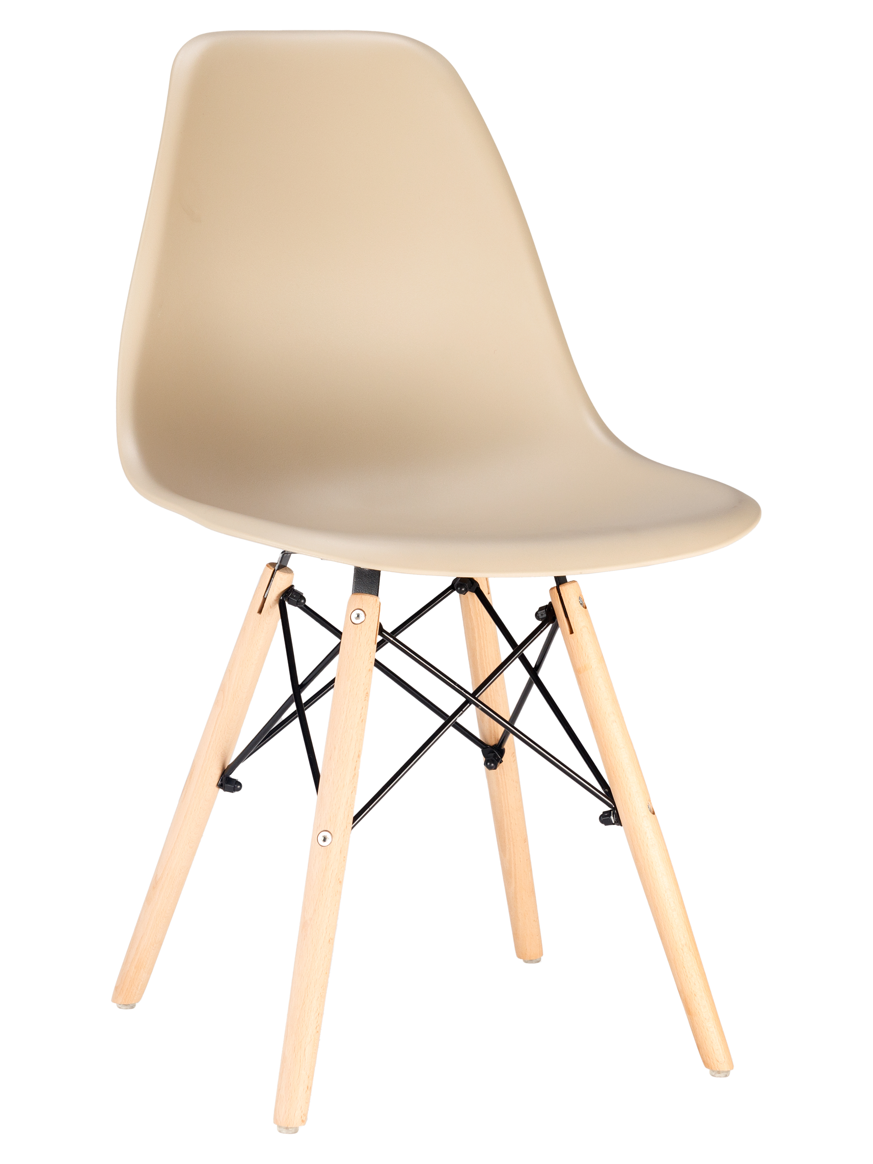 

Стул для кухни LEON GROUP в стиле EAMES DSW, бежевый, 1 шт, LEON Premium в стиле EAMES DSW