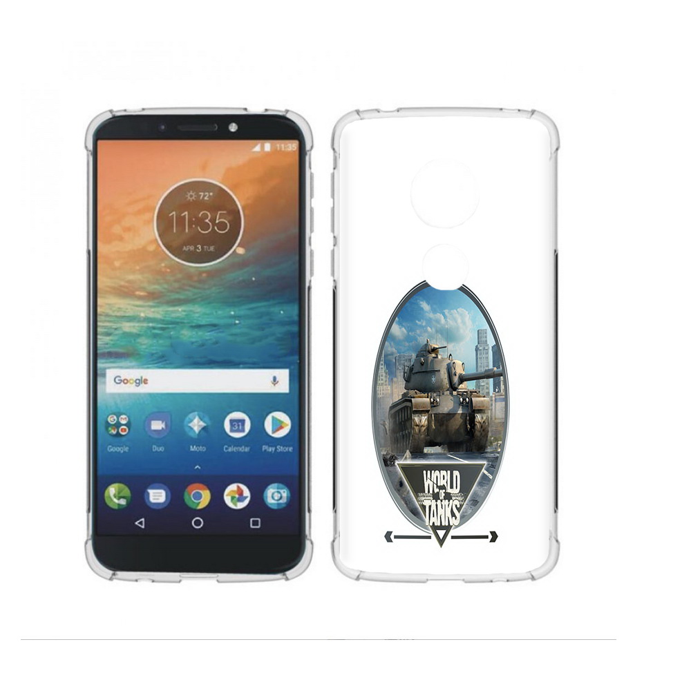 

Чехол MyPads Tocco для Motorola Moto G4 Play игра с танками (PT115793.374.375), Прозрачный, Tocco