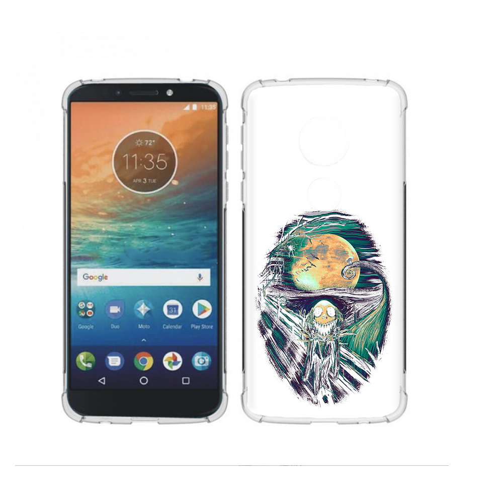 

Чехол MyPads Tocco для Motorola Moto G4 Play зубастое существо абстракция, Прозрачный, Tocco