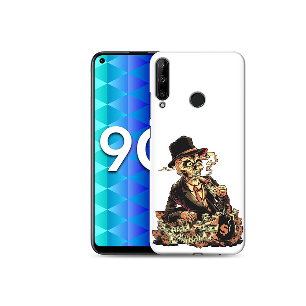 

Чехол MyPads Tocco для Honor 9C нарисованный череп с сигаретой (PT149389.41.515), Tocco