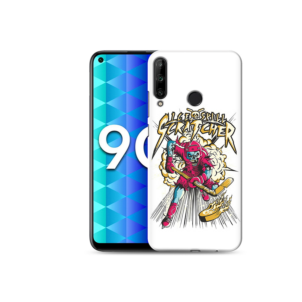 

Чехол MyPads Tocco для Honor 9C нарисованный скелет хоккеист (PT149389.41.514), Tocco