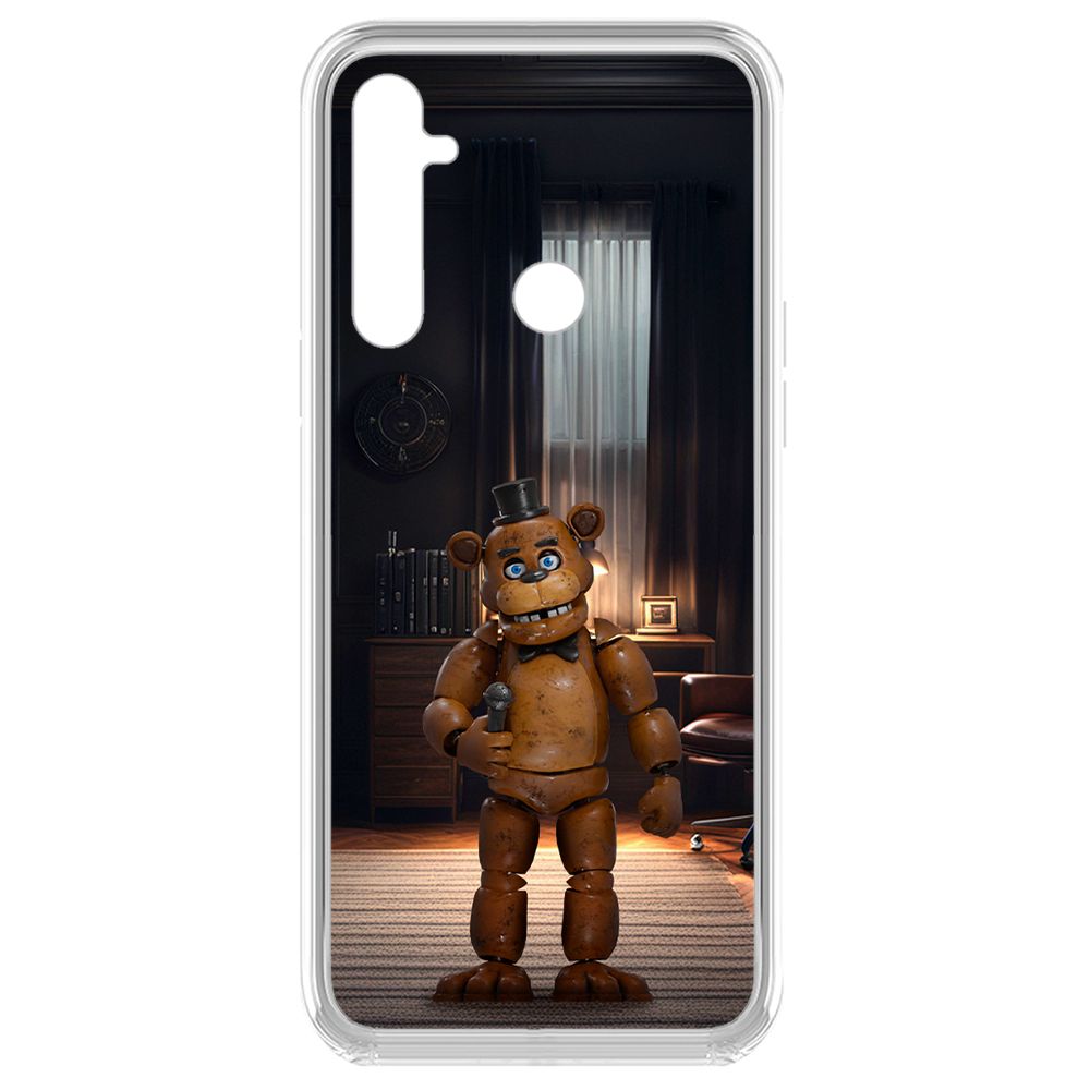 Чехол-накладка Krutoff Clear Case ФНАФ - Медведь Фредди для Realme 6i