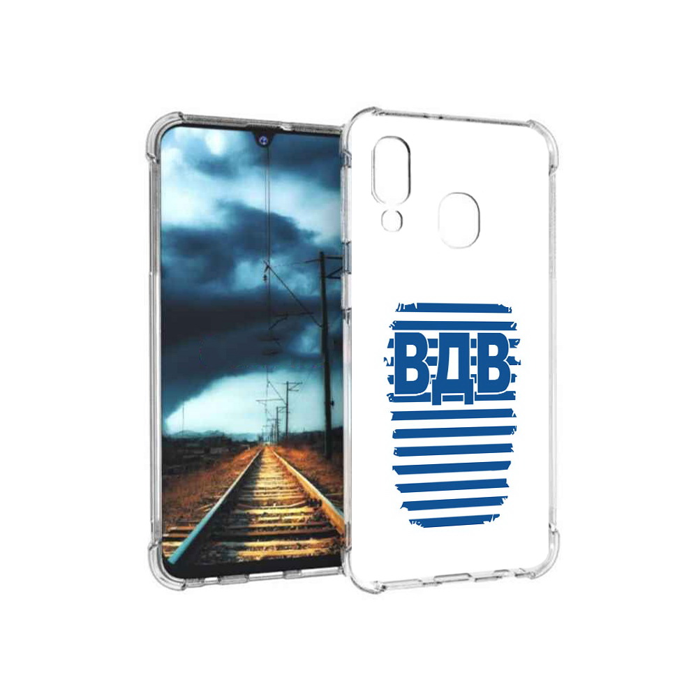 

Чехол MyPads Tocco для Samsung Galaxy A40 вдв2 (PT128655.504.259), Прозрачный, Tocco