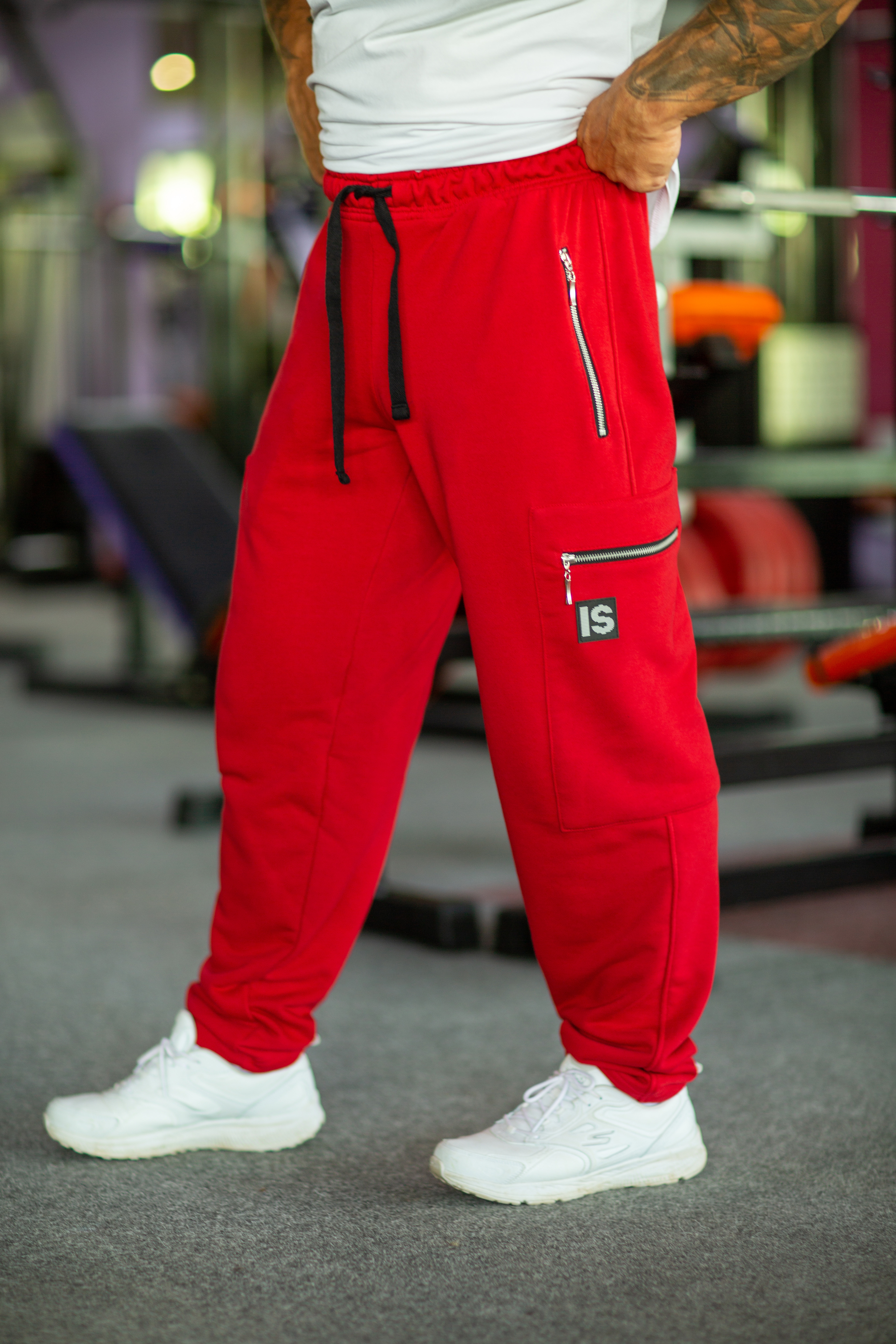 

Спортивные брюки мужские INFERNO style Б-006-000 красные M, Красный, Б-006-000