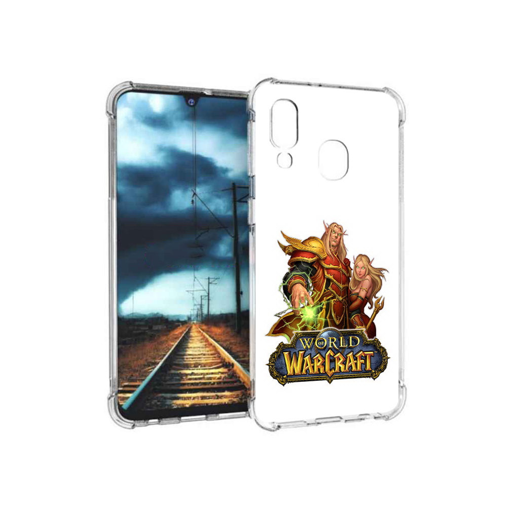 

Чехол MyPads Tocco для Samsung Galaxy A40 варкрафт2 (PT128655.504.256), Прозрачный, Tocco