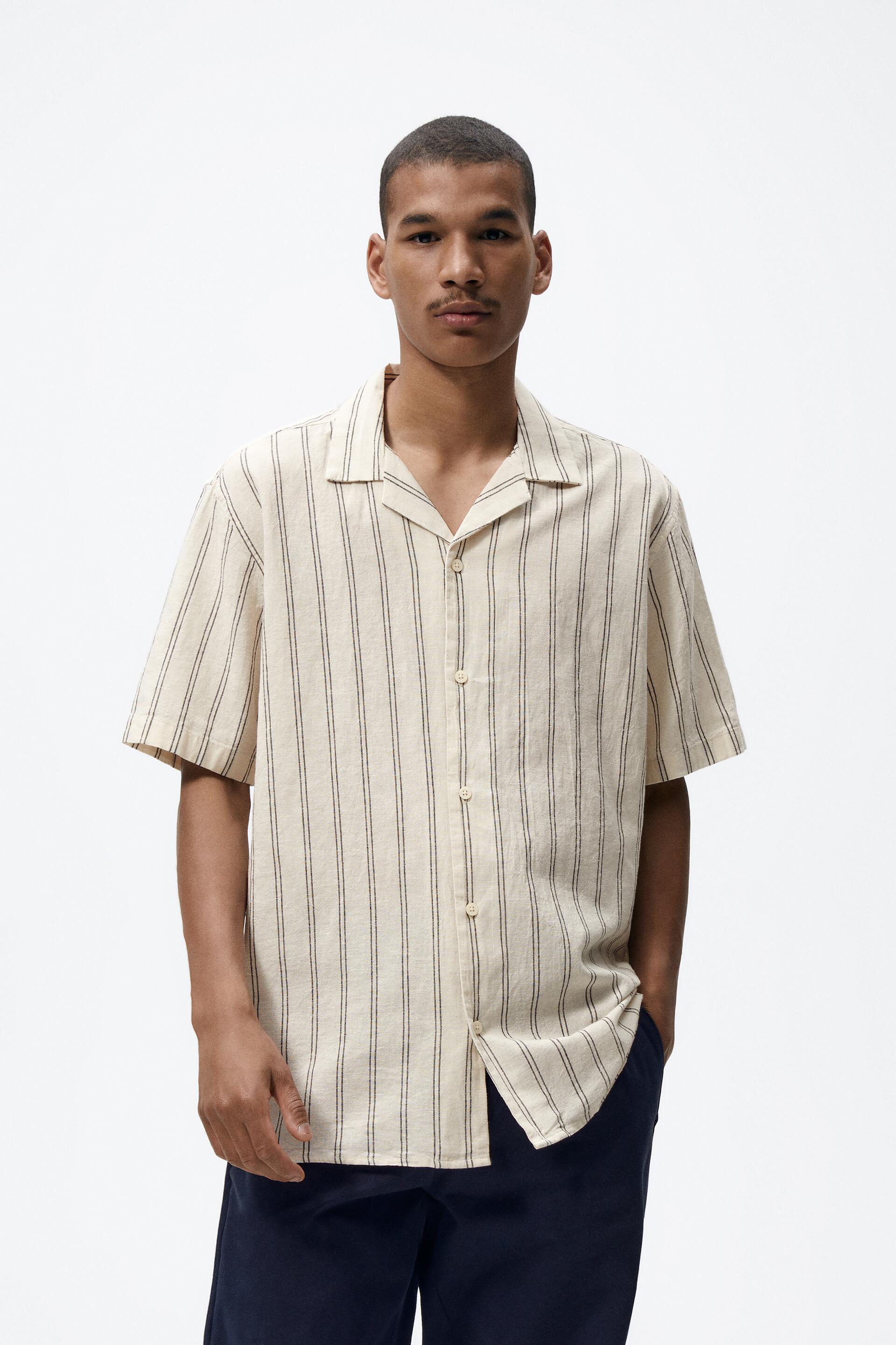 

Рубашка мужская ZARA 01063080 белая S (доставка из-за рубежа), 01063080