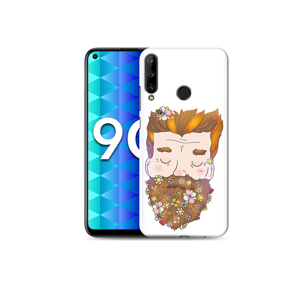 

Чехол MyPads Tocco для Honor 9C мужчина с цветами в бороде (PT149389.41.489), Tocco