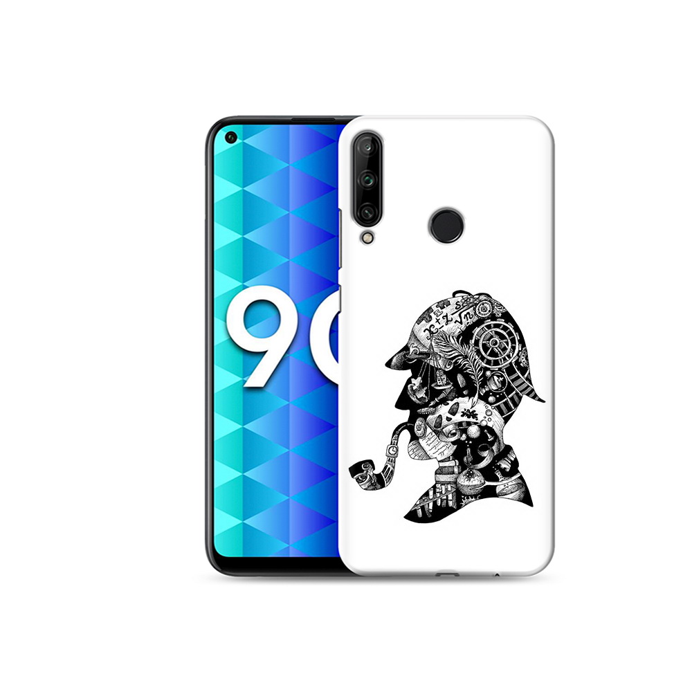 

Чехол MyPads Tocco для Honor 9C мужчина с трубкой абстракция (PT149389.41.488), Tocco