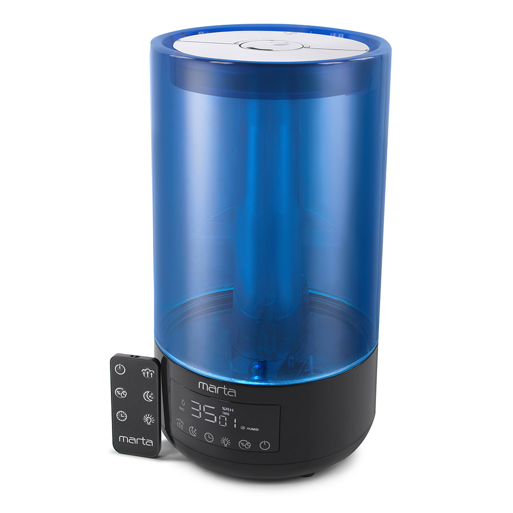 

Воздухоувлажнитель Marta MT-2376 Black/Blue, MT-2376