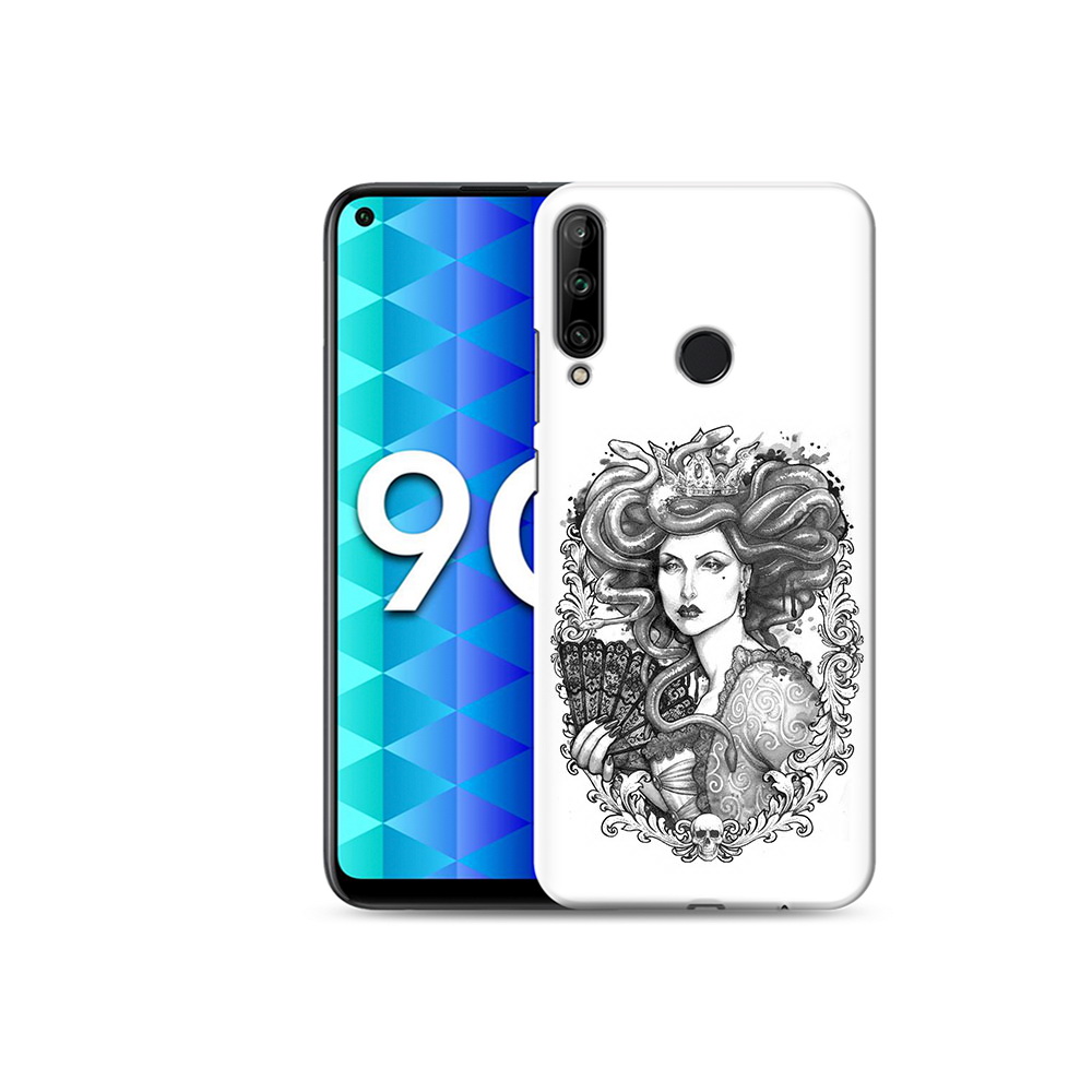 

Чехол MyPads Tocco для Honor 9C медуза черно белый (PT149389.41.472), Tocco