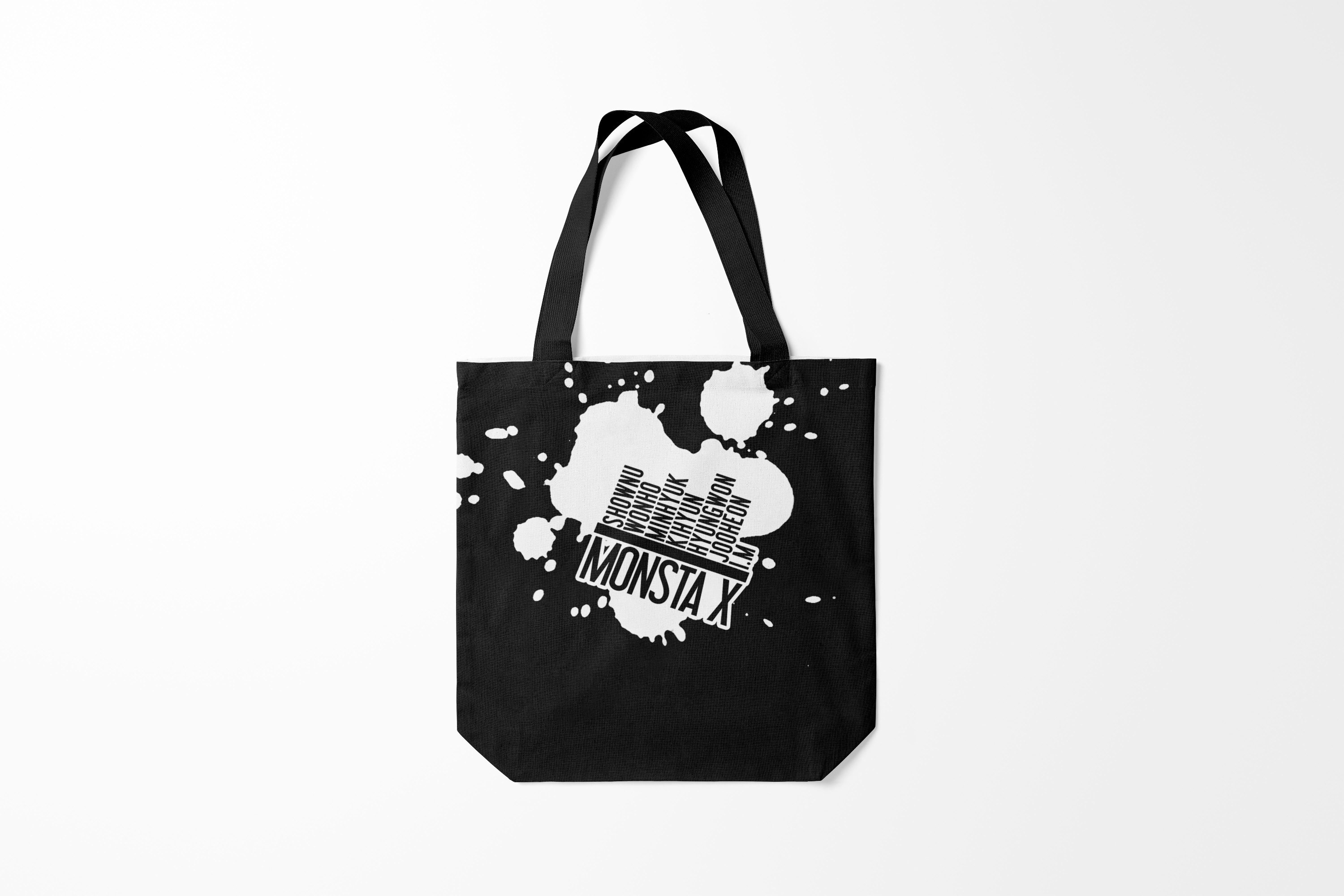 

Сумка шoппер унисекс Burnettie MONSTA X, черный, MONSTA X