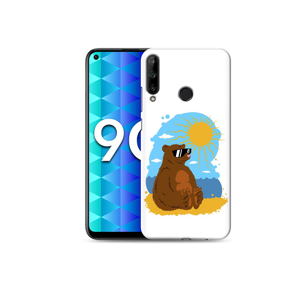 

Чехол MyPads Tocco для Honor 9C медведь на чиле (PT149389.41.468), Tocco
