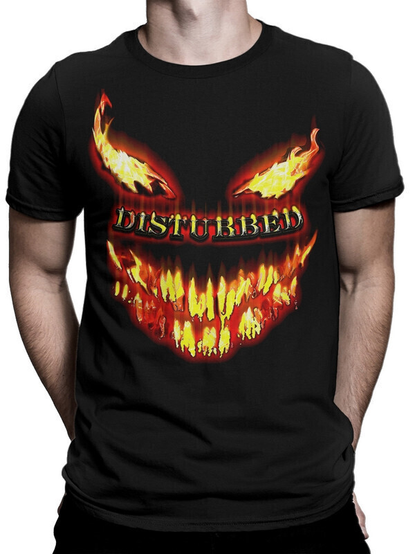 фото Футболка мужская dream shirts disturbed 50007012 черная xs