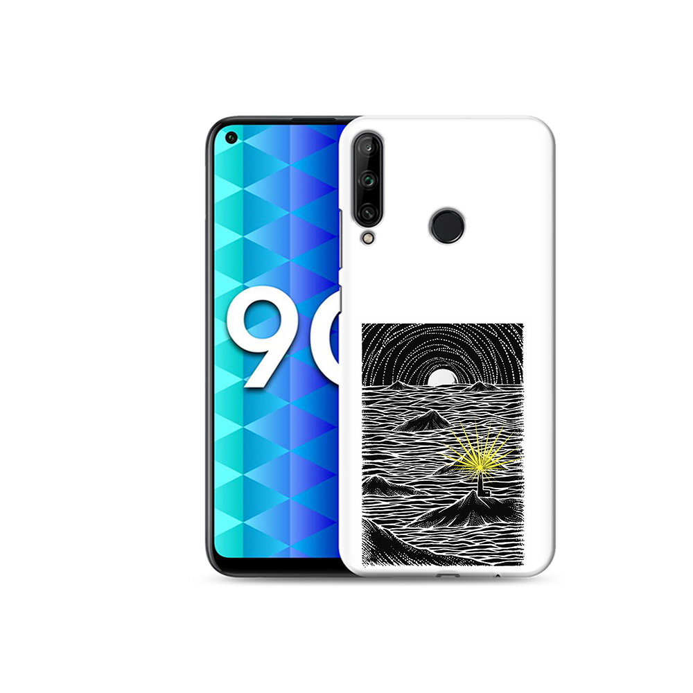 

Чехол MyPads Tocco для Honor 9C маяк в черно белом море (PT149389.41.460), Tocco