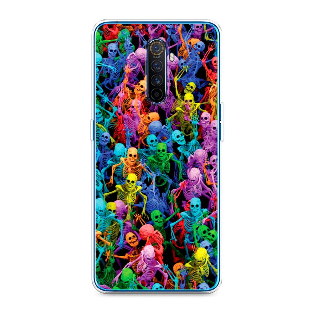 

Чехол на Realme X2 Pro "Вечеринка скелетов", Фиолетовый;желтый;оранжевый, 251750-6