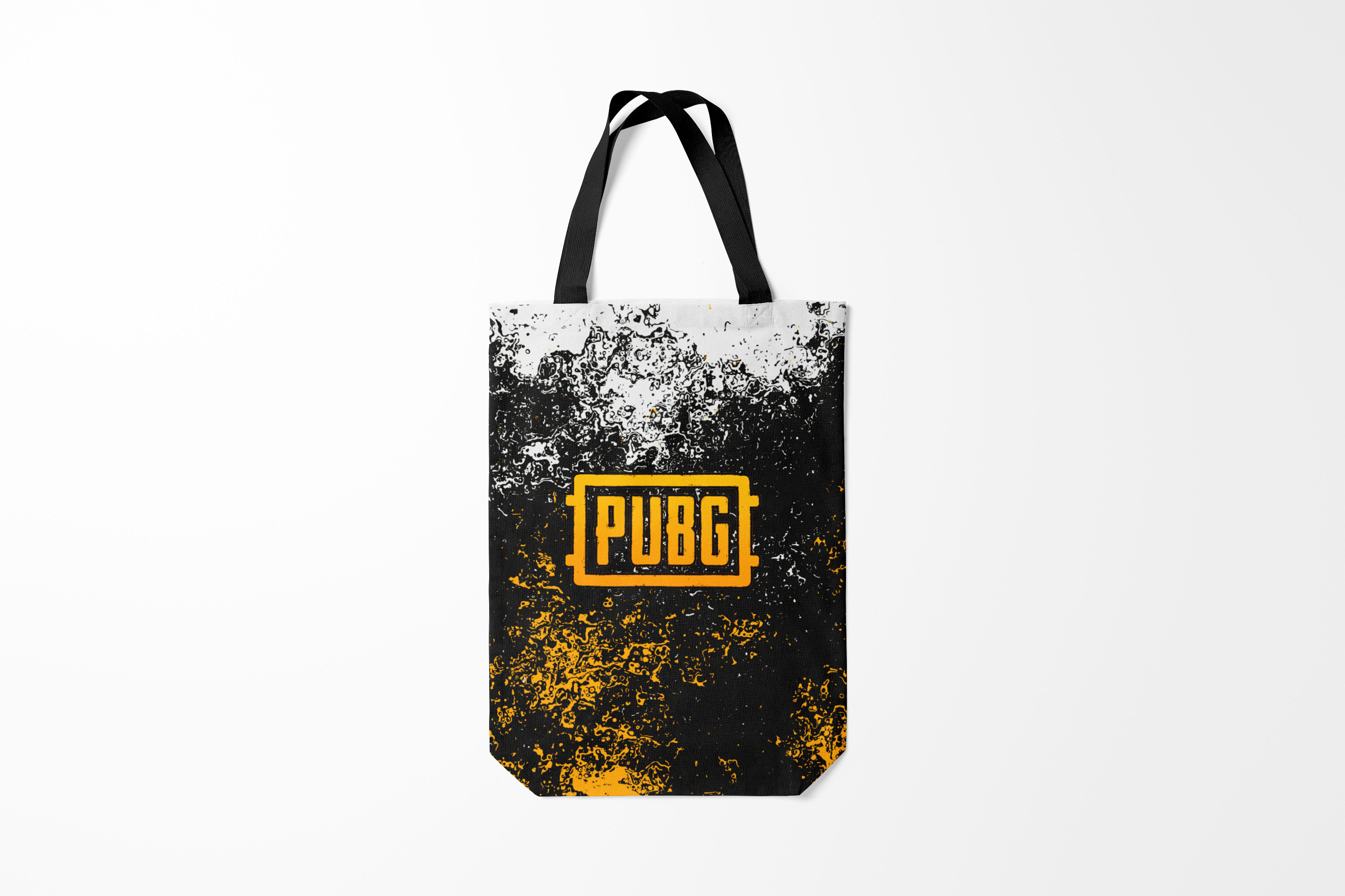

Сумка шoппер унисекс Burnettie PUBG Новогодний, черный, PUBG Новогодний