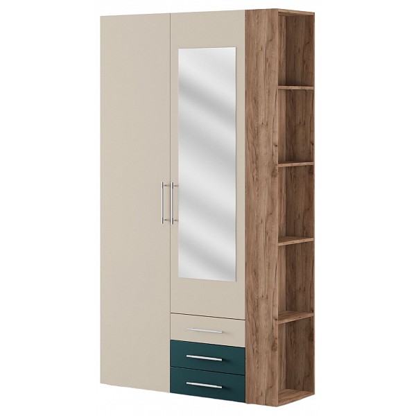 

Шкаф платяной Атмосфера Парма, Коричневый;серый, Парма