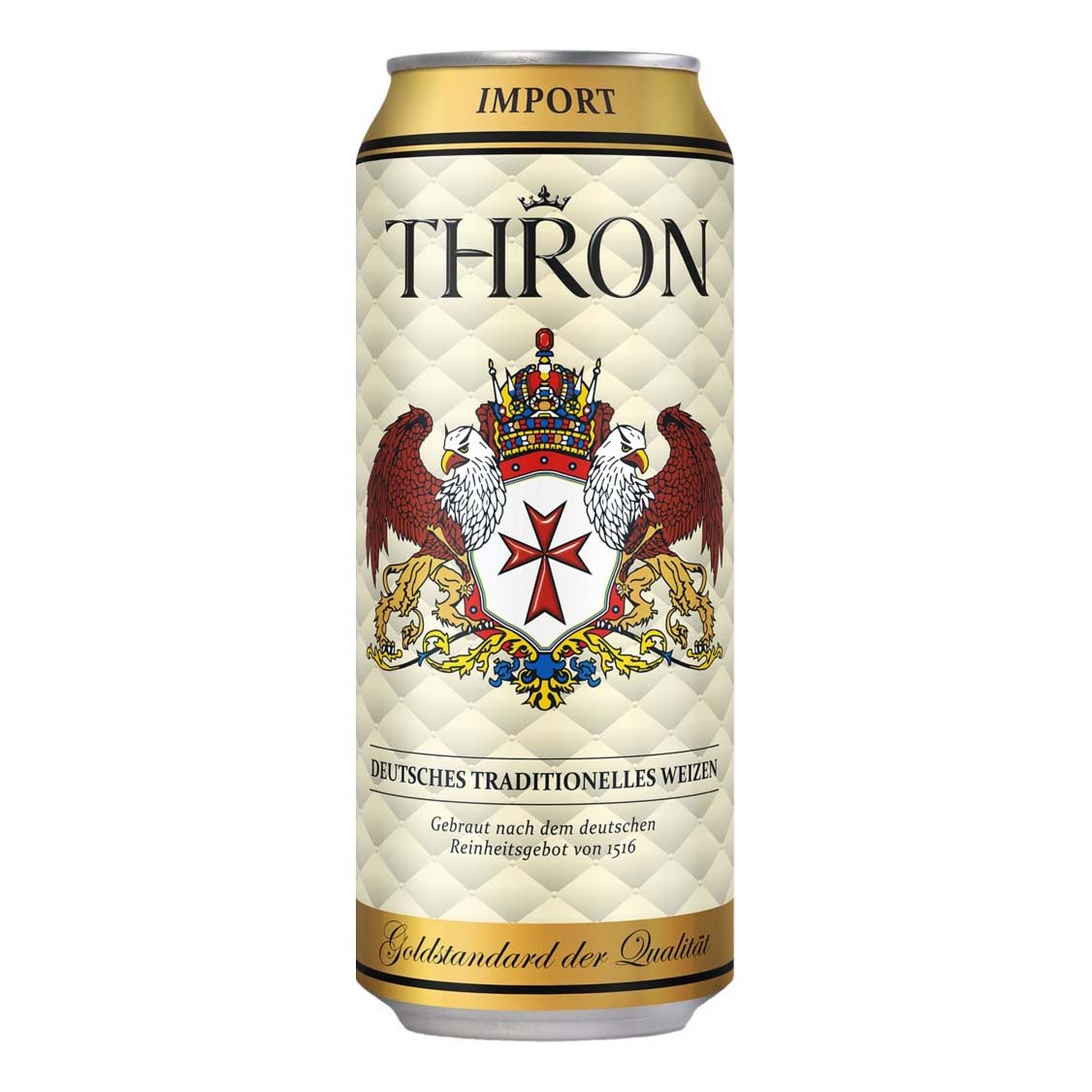 

Пиво Thron Weizen светлое нефильтрованное пастеризованное 4,7% 0,5 л