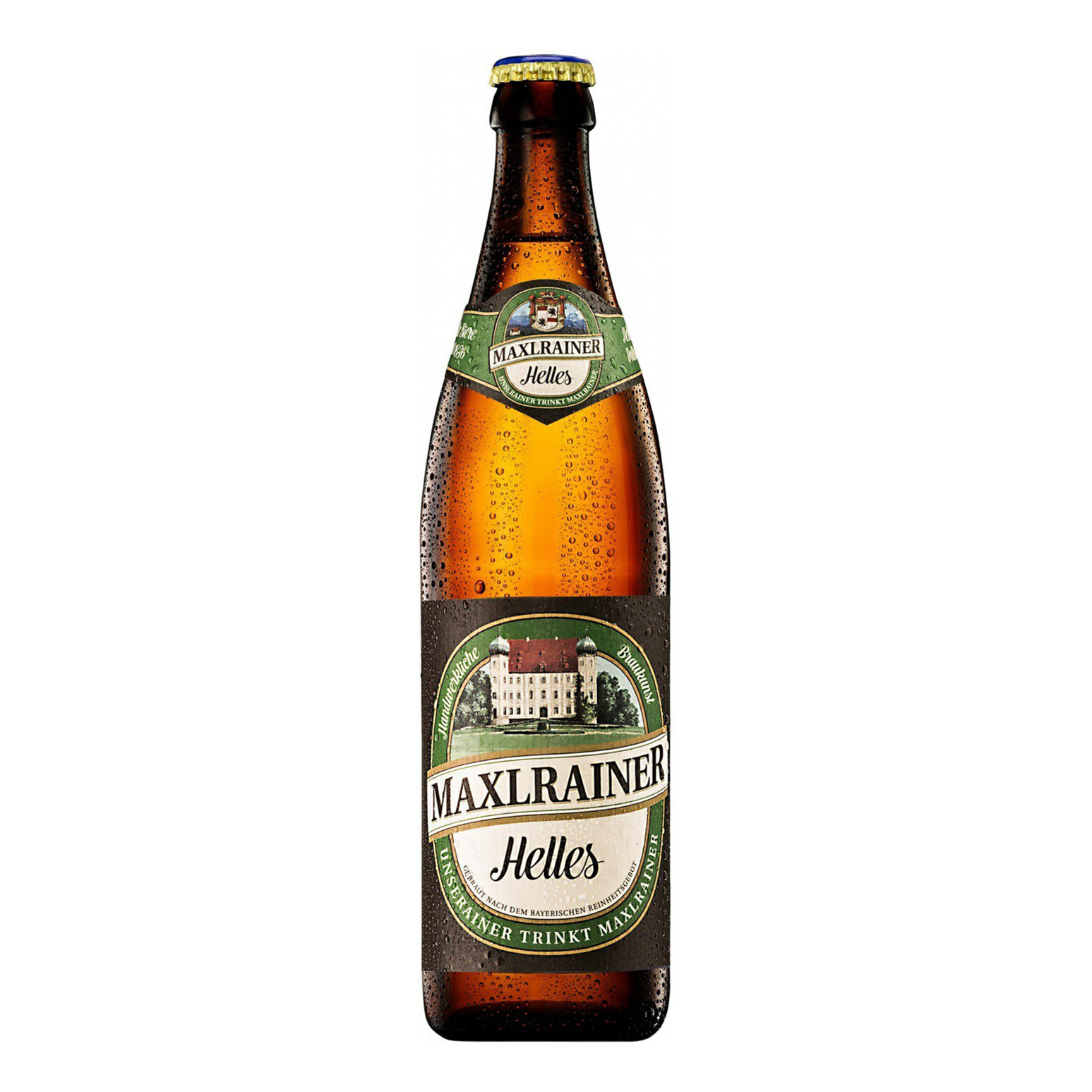 

Пиво Maxlrainer Helles светлое фильтрованное пастеризованное 4,8% 0,5 л