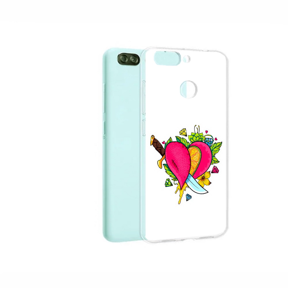 

Чехол MyPads Tocco для ZTE Blade V9 Vita Фруктовое сердце (PT136572.445.188), Прозрачный, Tocco