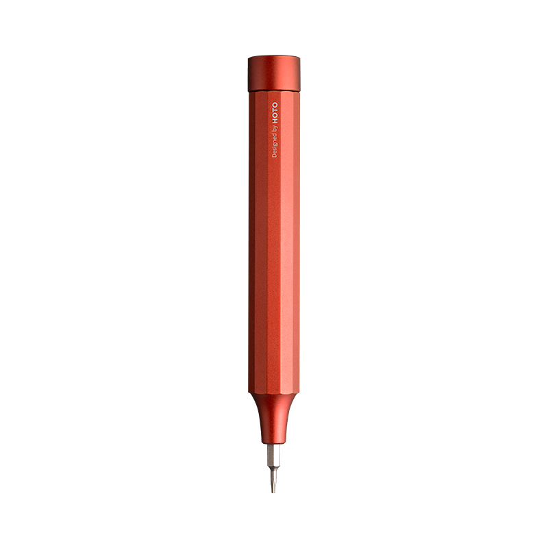 наборная отвертка с насадками duka rs1 24 in 1 multipurpose ratchet screwdriver Отвёртка с набором бит HOTO 24-in-1 Precision Screwdriver, красный
